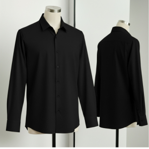 China Micro Black Color Shirt