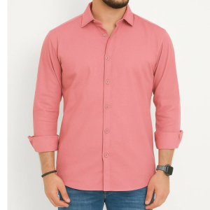 Pink Color Oxford Cotton Shirt