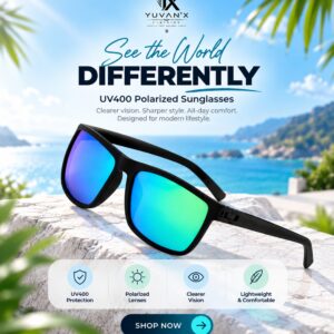 1PC UV 400 Hot Polarized Sunglass green Color