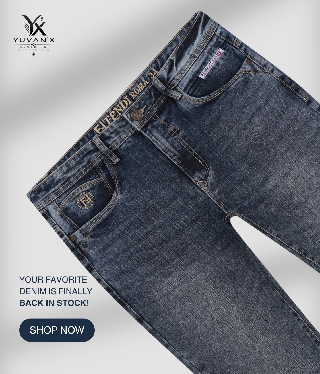 Premium Denim Fabric-1002 - Image 2